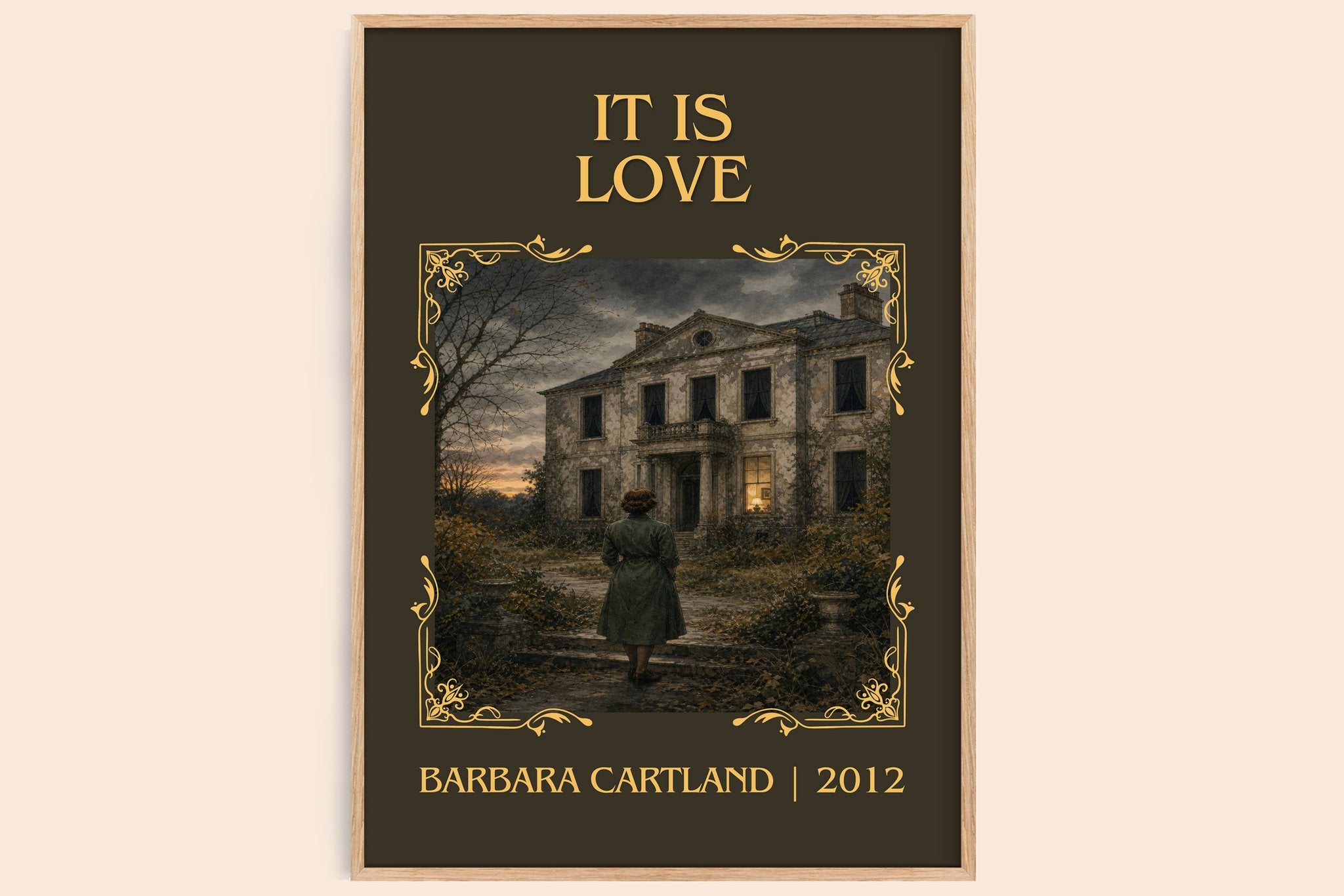 It Is Love Classic Book Art Print by Barbara Cartland