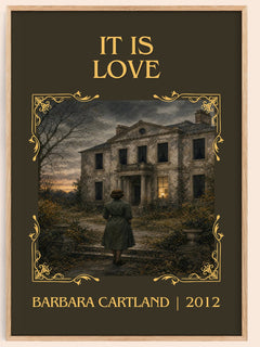 It Is Love Classic Book Art Print by Barbara Cartland – book poster