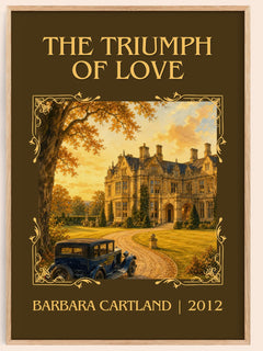 The Triumph Of Love Classic Book Art Print by Barbara Cartland – book poster