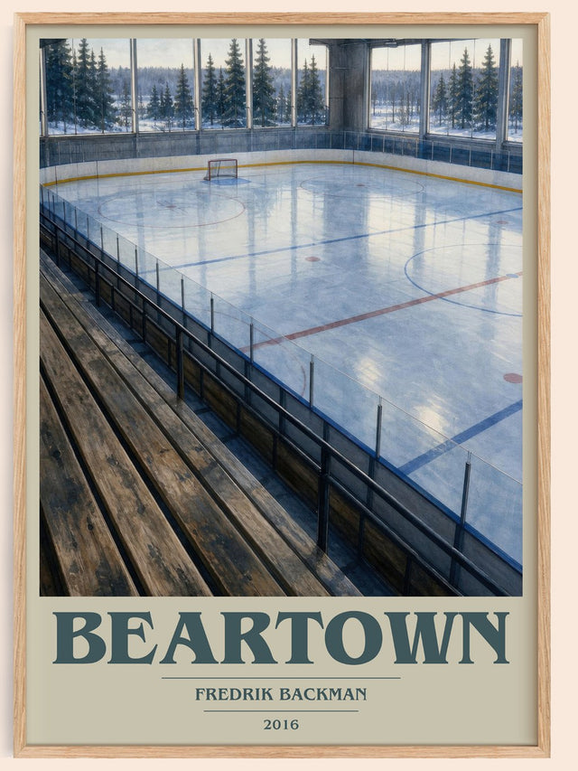 Beartown Book Cover Poster by Fredrik Backman