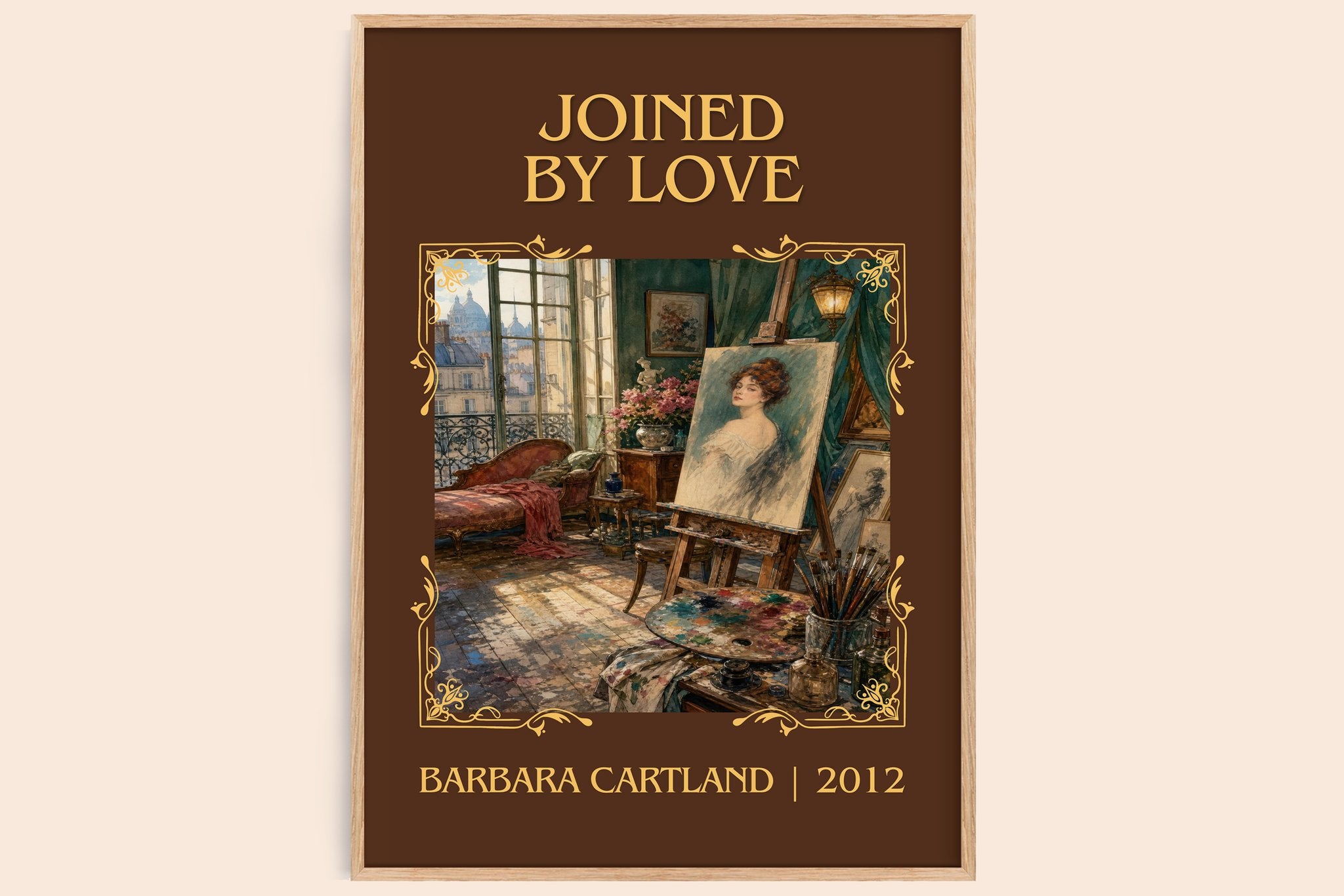 Joined By Love Classic Book Art Print by Barbara Cartland