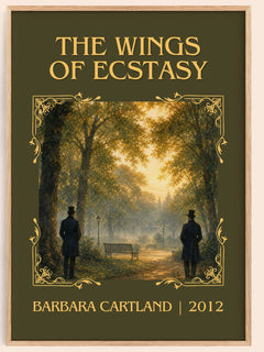 The Wings Of Ecstasy Classic Book Art Print by Barbara Cartland – book poster