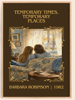 Temporary Times, Temporary Places Classic Book Art Print – book poster