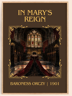 In Mary'S Reign Classic Book Art Print by Baroness Orczy – book poster