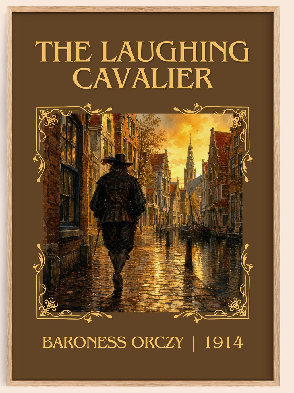 The Laughing Cavalier Classic Book Art Print by Baroness Orczy – book poster