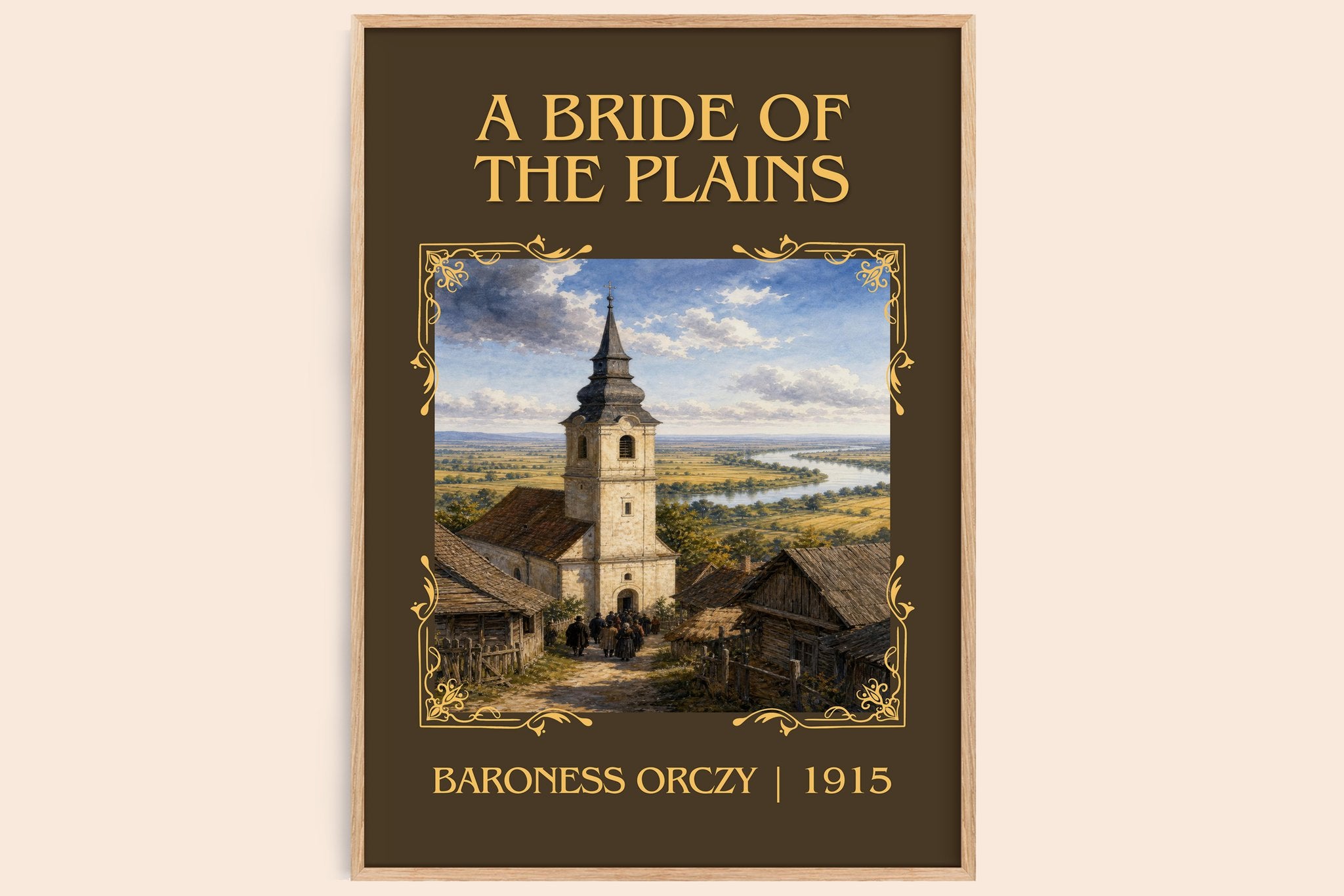 A Bride Of The Plains Classic Book Art Print by Baroness Orczy