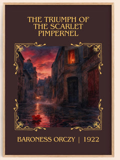Triumph Of The Scarlet Pimpernel Classic Book Art Print by B. Orczy – book poster