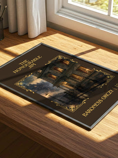 The Honourable Jim Classic Book Art Print by Baroness Orczy – print on a sunlit desk