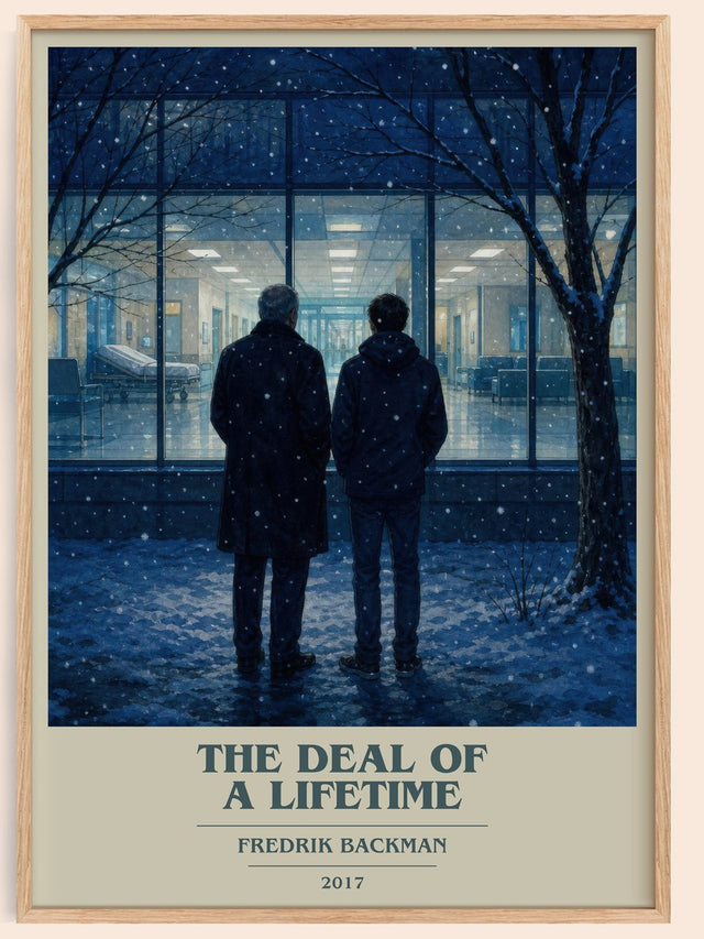 The Deal Of A Lifetime Book Cover Poster by Fredrik Backman