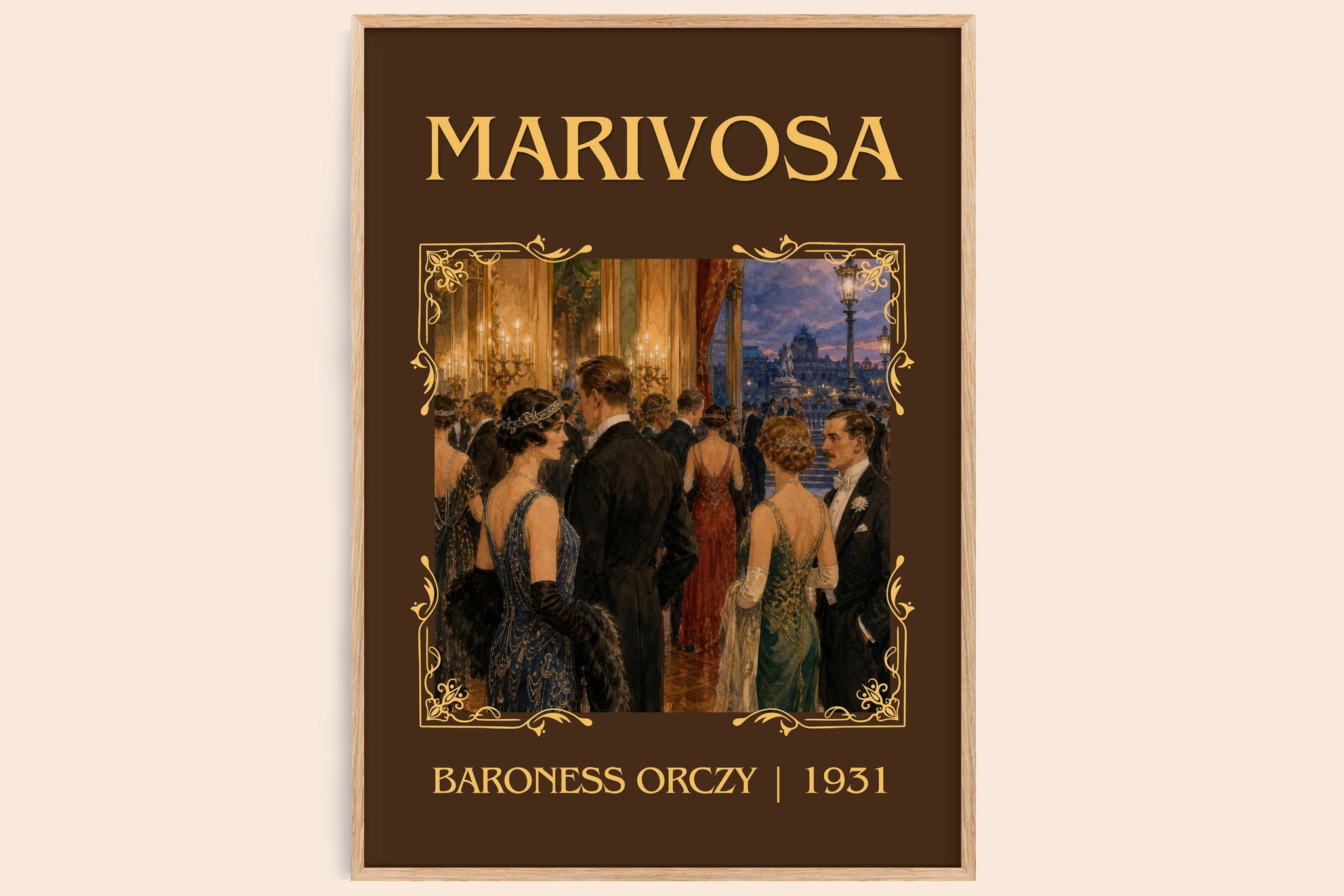 Marivosa Classic Book Art Print by Baroness Orczy