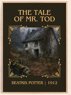 The Tale Of Mr. Tod Classic Book Art Print by Beatrix Potter – book poster