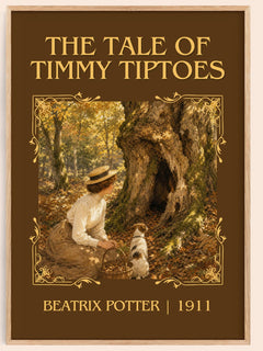 The Tale Of Timmy Tiptoes Classic Book Art Print by Beatrix Potter – book poster