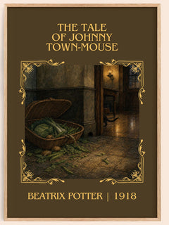 The Tale Of Johnny Town-Mouse Classic Book Art Print by Beatrix Potter – book poster