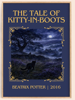 The Tale Of Kitty-In-Boots Classic Book Art Print by Beatrix Potter – book poster