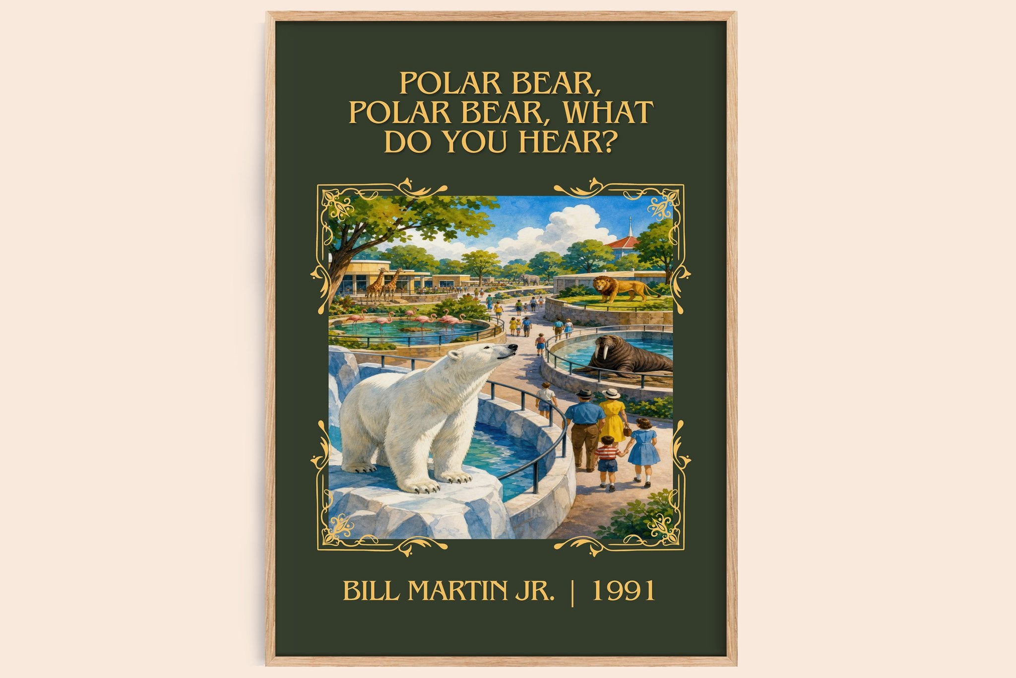 Polar Bear, Polar Bear, What Do You Hear? Classic Book Art Print by Bill Martin Jr.