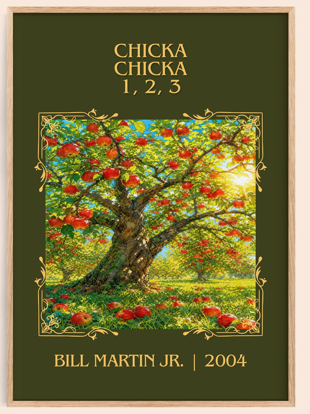 Chicka Chicka 1, 2, 3 Classic Book Art Print by Bill Martin Jr. – book poster