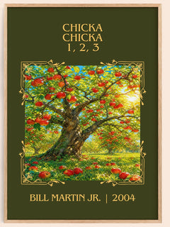 Chicka Chicka 1, 2, 3 Classic Book Art Print by Bill Martin Jr. – book poster