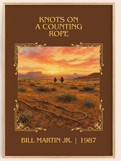 Knots On A Counting Rope Classic Book Art Print by Bill Martin Jr. – book poster