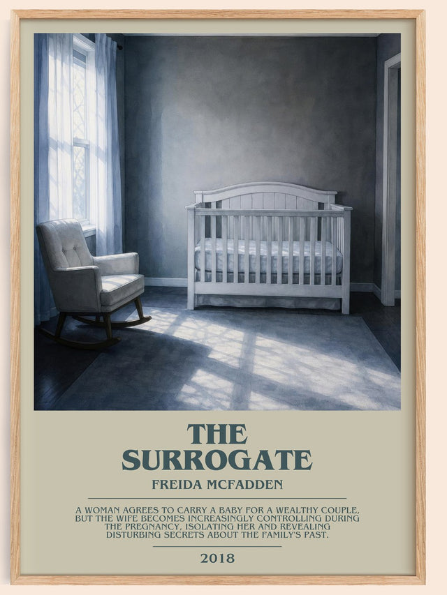 The Surrogate Bookish Wall Art by Freida Mcfadden