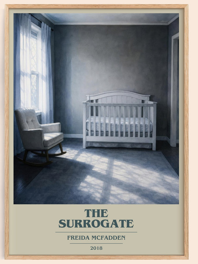 The Surrogate Book Cover Poster by Freida Mcfadden