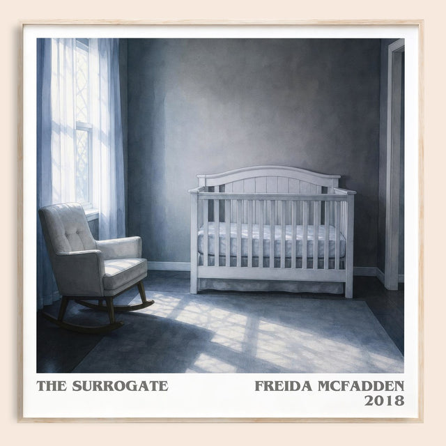 The Surrogate Literary Art Print by Freida Mcfadden
