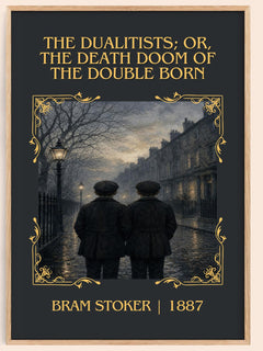 Dualitists; Or, The Death Doom Of The Double Born Classic Book Art – book poster