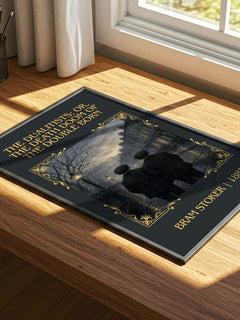 Dualitists; Or, The Death Doom Of The Double Born Classic Book Art – print on a sunlit desk