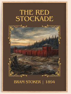 The Red Stockade Classic Book Art Print by Bram Stoker – book poster