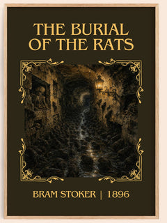 The Burial Of The Rats Classic Book Art Print by Bram Stoker – book poster