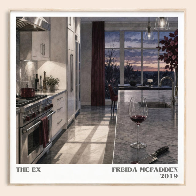 The Ex Literary Art Print by Freida Mcfadden