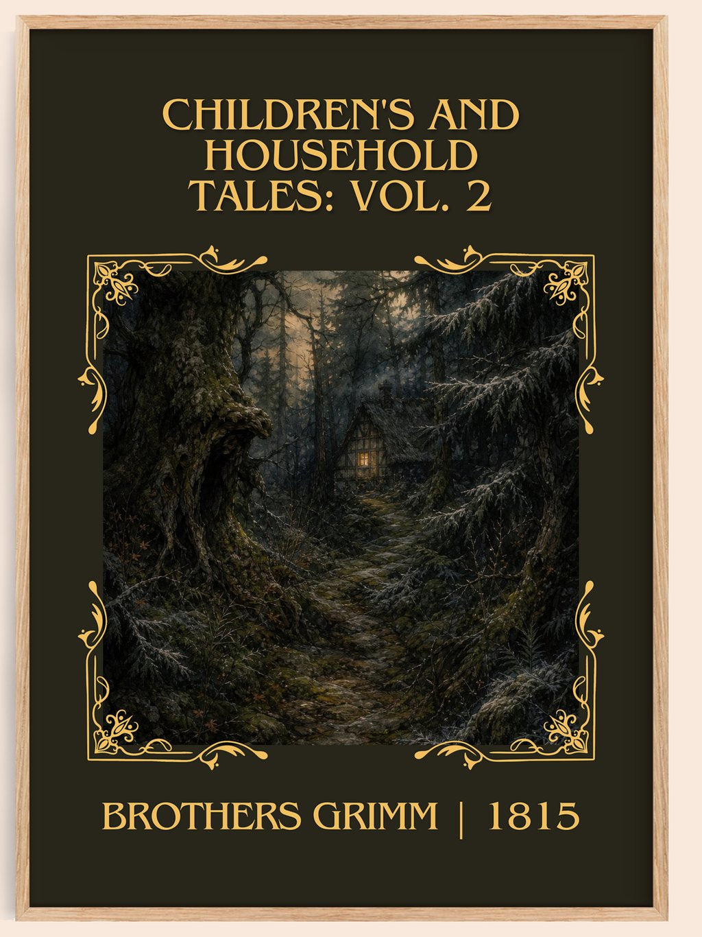 Children'S And Household Tales: Vol. 2 Classic Book Art Print – book poster