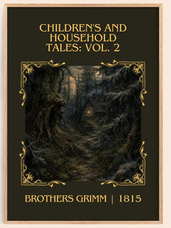 Children'S And Household Tales: Vol. 2 Classic Book Art Print – book poster