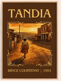 Tandia Classic Book Art Print by Bryce Courtenay – book poster
