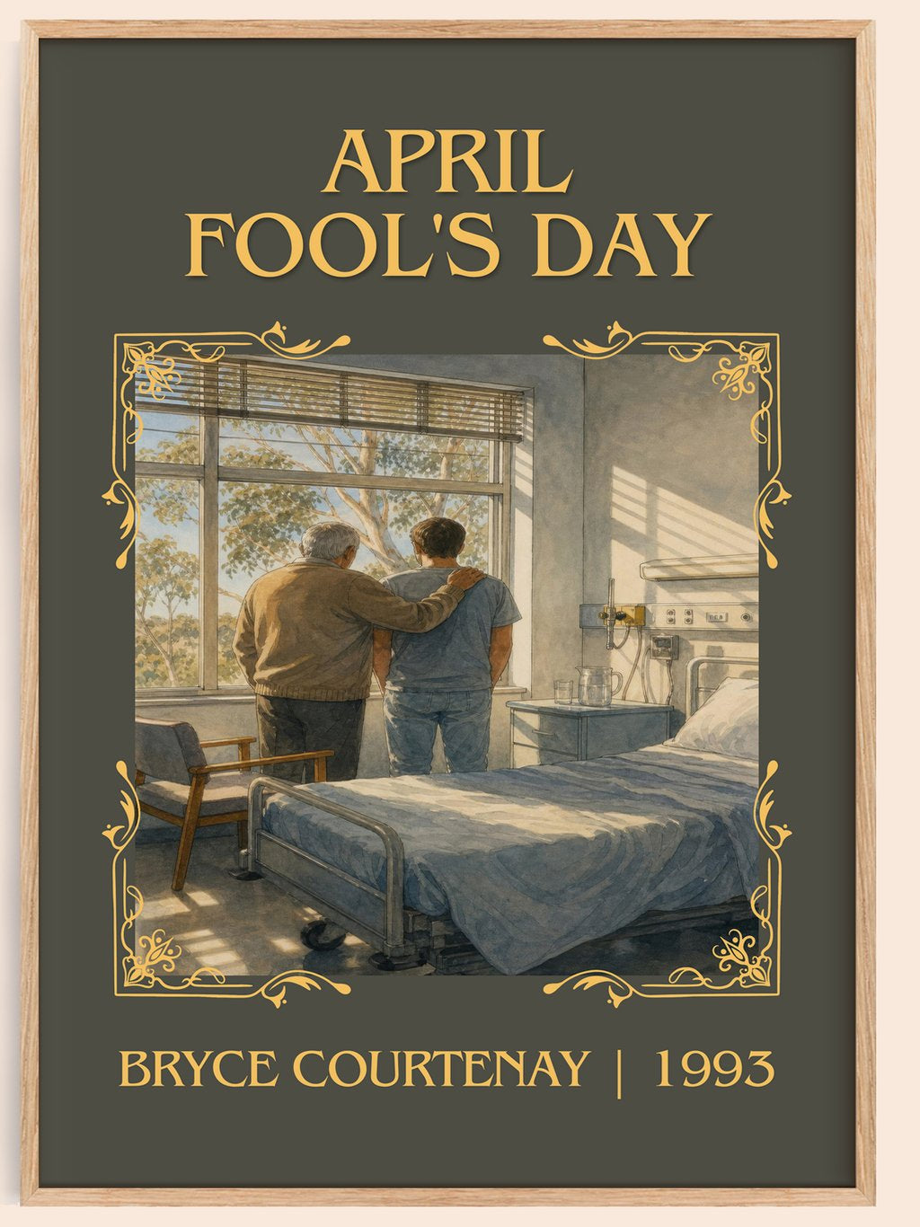 April Fool'S Day Classic Book Art Print by Bryce Courtenay – book poster