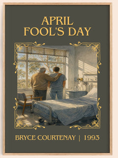 April Fool'S Day Classic Book Art Print by Bryce Courtenay – book poster