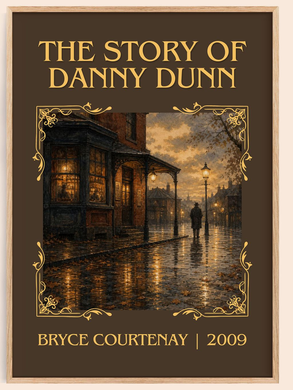 The Story Of Danny Dunn Classic Book Art Print by Bryce Courtenay – book poster