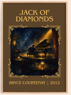 Jack Of Diamonds Classic Book Art Print by Bryce Courtenay – book poster
