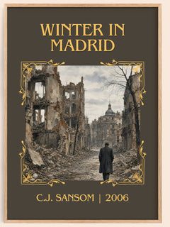 Winter In Madrid Classic Book Art Print by C.J. Sansom – book poster
