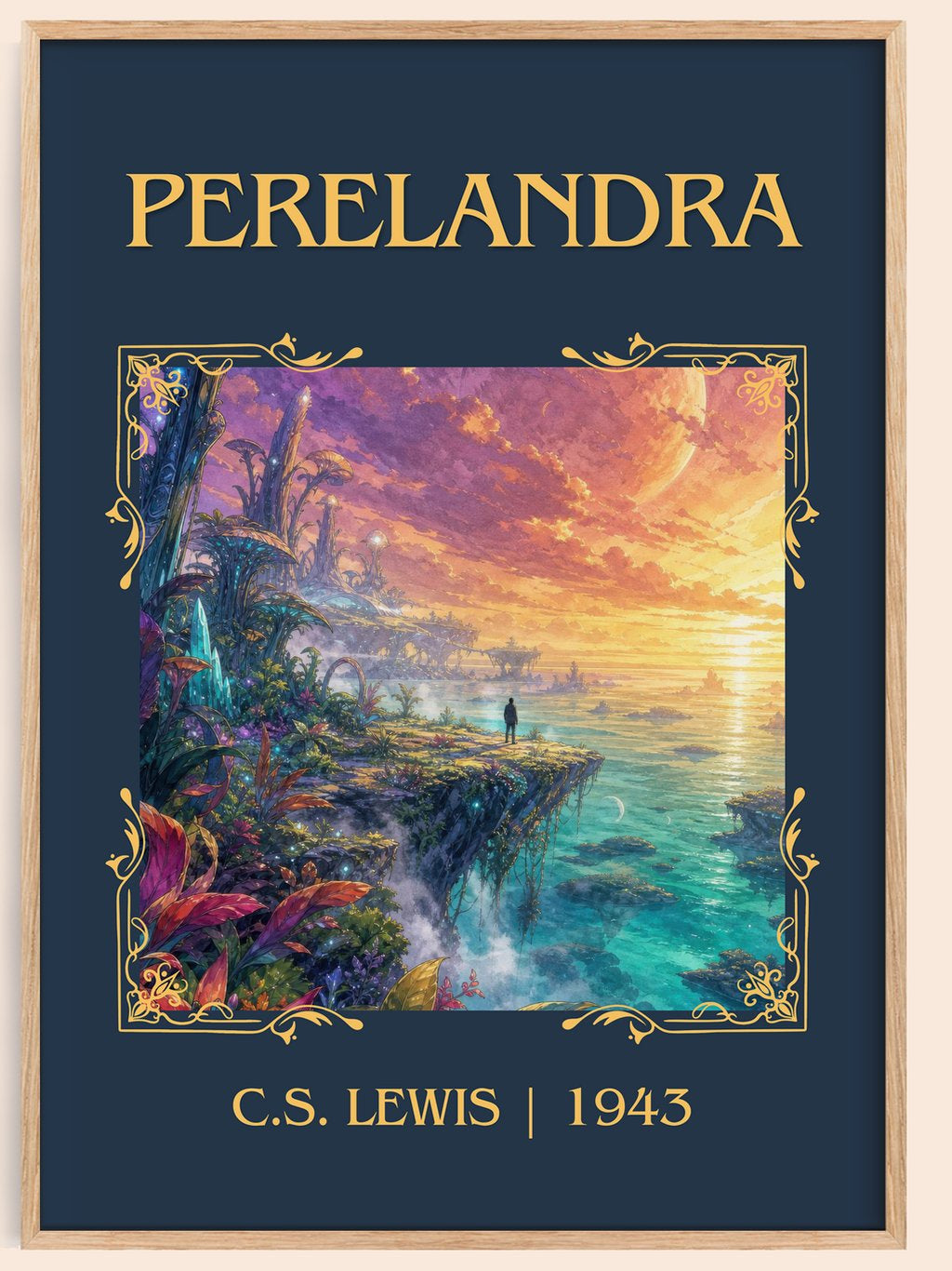 Perelandra Classic Book Art Print by C.S. Lewis – book poster