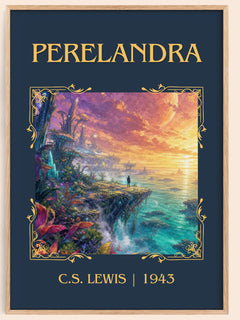 Perelandra Classic Book Art Print by C.S. Lewis – book poster