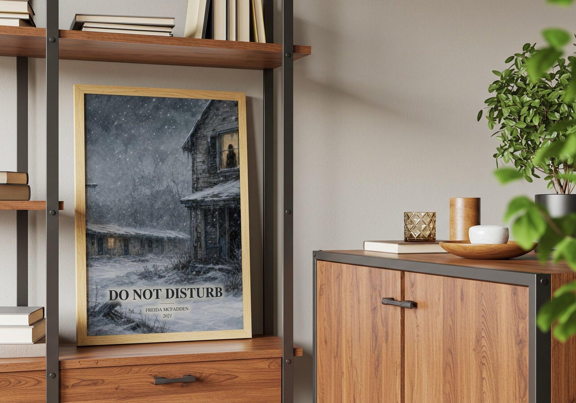 Do Not Disturb book watercolour illustration paper finish options – matte satin gloss