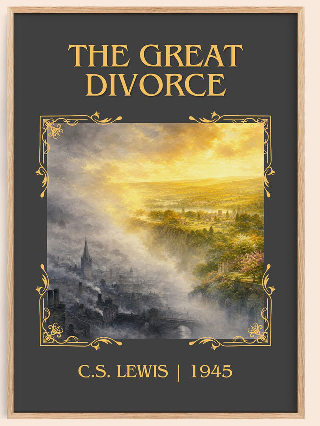 The Great Divorce Classic Book Art Print by C.S. Lewis