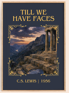 Till We Have Faces Classic Book Art Print by C.S. Lewis – book poster