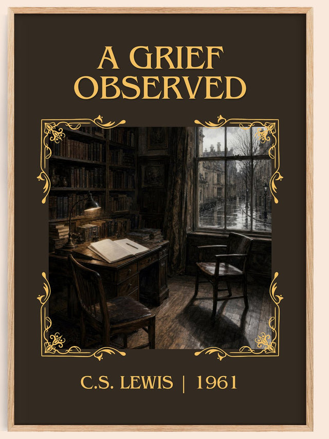 A Grief Observed Classic Book Art Print by C.S. Lewis