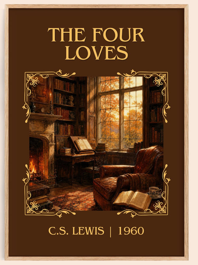 The Four Loves Classic Book Art Print by C.S. Lewis