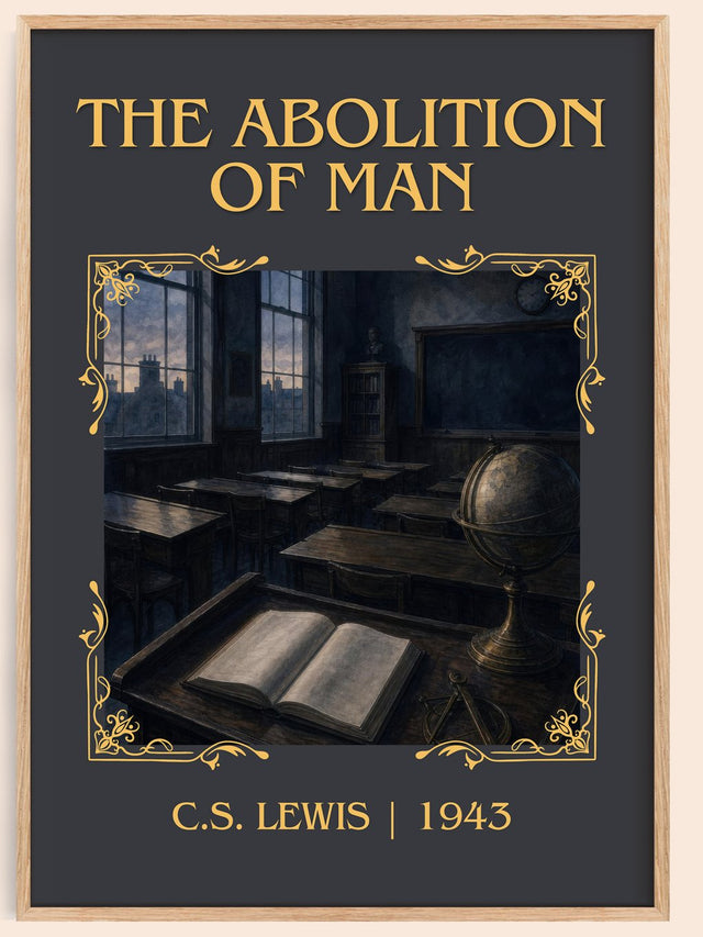 The Abolition Of Man Classic Book Art Print by C.S. Lewis