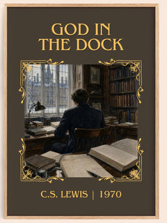 God In The Dock Classic Book Art Print by C.S. Lewis – book poster
