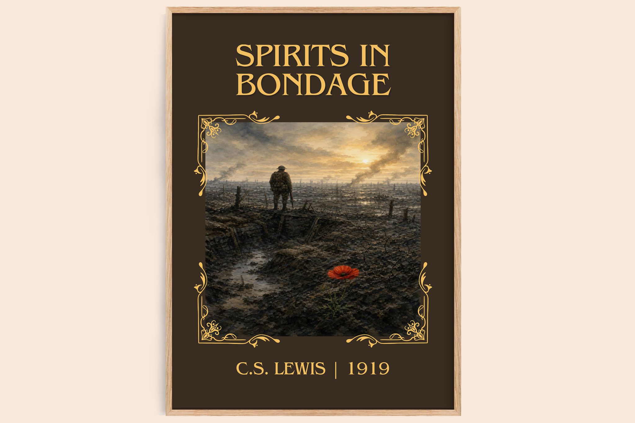 Spirits In Bondage Classic Book Art Print by C.S. Lewis