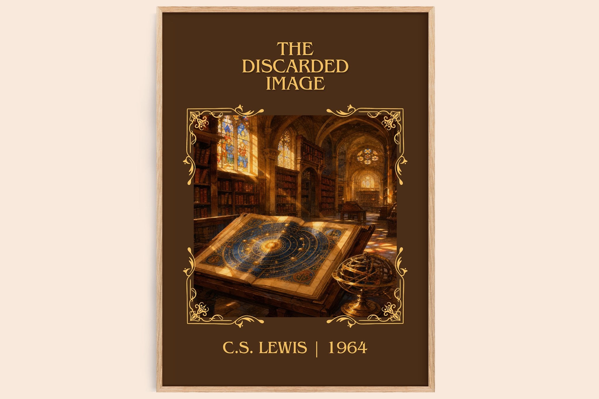 The Discarded Image Classic Book Art Print by C.S. Lewis