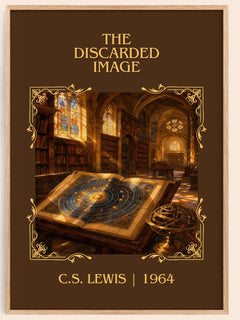 The Discarded Image Classic Book Art Print by C.S. Lewis – book poster
